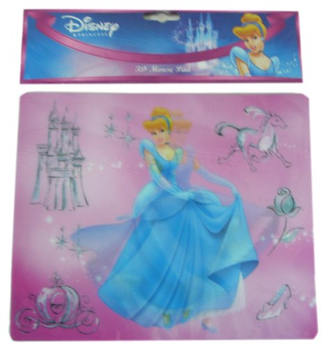 Childrens Toyshop  Toys : Disney Princess Cinderella & Castle Computer Mouse Pad - 3D Scence Change Fun Design