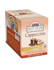 Grove Square Cappuccino, Pumpkin Spice, 24-Count Single Serve Cup for Keurig K-Cup Brewers