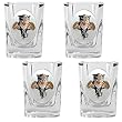 Florida Panthers NHL 4pc Square Shot Glass Set by Great American Products