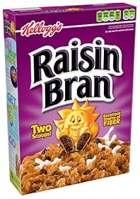 Kellogg's Raisin Bran Cereal, 20-Ounce Boxes (Pack of 4)