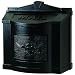 Gaines Level 2 Eagle Design Wall Mount Mailbox With Locking Insert- All Black