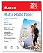 Canon Matte Photo Paper, 8.5 x 11 Inches, 50 Sheets (7981A004)