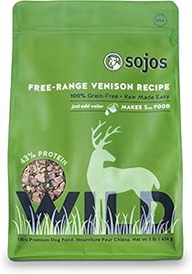 Sojos Wild Free-Range Dog Food Venison 4 lbs Sojos Wild Free-Range Dog Food Venison 4 lbs