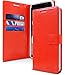 GOOSPERY Galaxy Note 8 Case for Samsung Galaxy Note 8, [Drop Protection] Blue Moon [Wallet Case] PU Leather with Shock Absorbing TPU Casing [ID Card & Cash Holders] (Red) NT8-BLM-RED