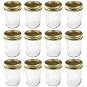 Kerr 0501 regular mason jar half pint, 8oz