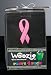 Woozie Neoprene Wine Glass Sleeve, Party Pack Set of 4 Assorted, Pink Ribbon / Breast Cancer Awareness