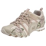 Skechers Womens Bikers Flower Girl Natural/Taupe 99999028 NTTN 6 UK