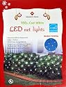 150ct. Net Lights LED Energy Saving Cool White Indoor Outdoor Holiday Lights, Random Twinkling
