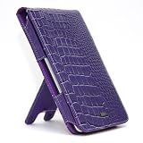 JAVOedge Purple Croc Flip Style Case for the Barnes & Noble Nook
