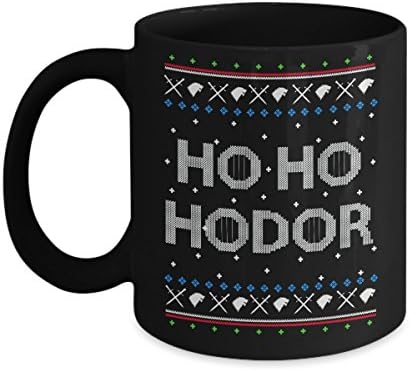 Ho Ho Hodor Christmas Mug- Game Of Throne Mug- Gift Ideas
