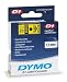 DYMO Labeling Tape, D1, Split Back, Adhesive, Easy Peel, 1/2"x23', Black on Yellow