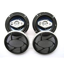220W カースピーカー 4way 16cm カバー付