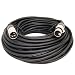 GLS Audio 100ft Mic Cable Patch Cords - XLR Male to XLR Female Black Microphone Cables - 100' Balanc