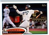 2012 Topps Baseball Card # 60 Hanley Ramirez - Miami Marlins - ENCASED Trading Card