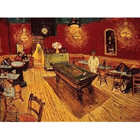 Vincent Van Gogh (Night Cafe with Pool Table) Art Poster Print - 24