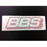 1 x BBS Racing Decal Sticker (New) Red Size 6''X 2'' 