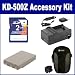 Konica KD-500Z Digital Camera Accessory Kit includes: SDNP500 Battery, SDM-152 Charger, SDC-22 Case, KSD2GB Memory Card