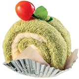 Green Tea Cut Roll Towel Cake with Magnet (Set of 9)
