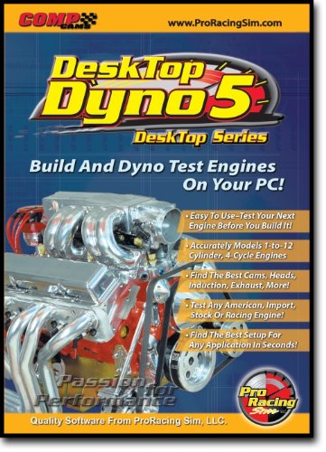 Competition Cams 186011 ProRacing Sim DeskTop Dyno5 Software