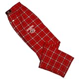 Ohio State Buckeyes Scarlet Crossover Flannel Pajama Pants