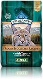 Blue Buffalo Cat Rocky Mountain Recipes Adult Trout Dry Cat Food, 10 lb Bag