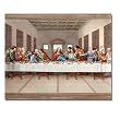 The Last Supper - Canvas Transfer Linen Print Wrapped around the Sides - 15.5"x12"x2"