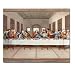 The Last Supper - Canvas Transfer Linen Print Wrapped around the Sides - 15.5"x12"x2"