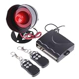 1-Way Car Alarm Protection System with 2 Remote Control 