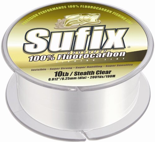 Sufix Fluorocarbon Fishing Lines (200 YD Spool)