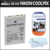 Battery Kit For Nikon COOLPIX P100 P500 Digital Camera Includes Extended (1 ....
