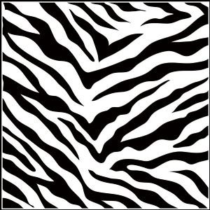 12x12 TEMPLATE ZEBRA PRINT Papercraft, Scrapbooking 