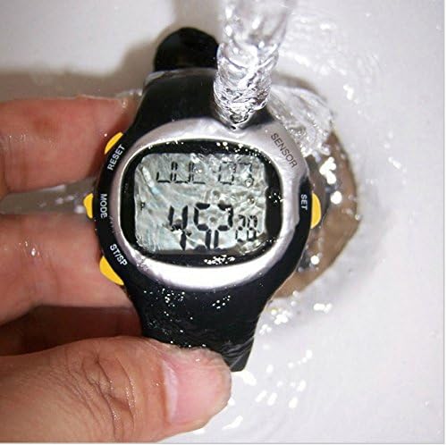 Waterproof Digital LCD Pulse Heart Rate Monitor Watch Calories Counter Fitness Water Sports Swimming Watches Men