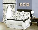 7 Pieces Light Beige and Black Luxury Bamboo Branch Comforter/bed in a bag Set King Size Bedding 51%2BtczcHTNL. SL160 7 Pieces Light Beige and Black Luxury Bamboo Branch Comforter/bed in a bag Set King Size Bedding
