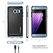 Spigen Neo Hybrid Galaxy Note 7 Case with Flexible Inner Protection and Reinforced Hard Bumper Frame for Galaxy Note 7 2016 - Blue Coral