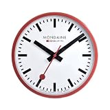 MONDAINE (モンディーン) 掛け時計 ウォールクロック レッド A990.CLOCK.11SBC