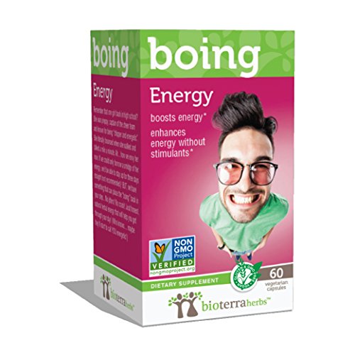 Bioterra Herbs Energy... Boing - Natural Herbal Supplement, 60 Vegetarian Capsules
