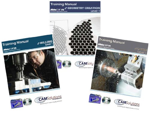 GibbsCAM 2009/10 Training Manual Bundle; Geometry Creation, Milling and Lathe