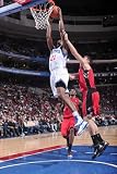 Toronto Raptors v Philadelphia 76ers: Thaddeus Young Photographic Poster Print by David Dow, 28x42