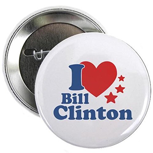 CafePress I Love Bill Clinton 2.25 Button 2.25" Button