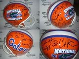 2006 Florida Gators Team Signed Florida Gators BCS Logo Full-Size Deluxe Replica Helmet