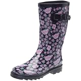 bottes cuirs femmes Be Only Prunie Bottes de pluie 