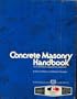 Concrete Masonry Handbook for Architects, Engineers, Builders