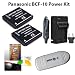 Panasonic BCF-10 POWER KIT (Includes 2-1200mAh Batteries, Pocket Charger, LCD Screen Protector, Card Reader) for DMC-F2, DMC-F3, DMC-FH1, DMC-FH20, DMC-FH22, DMC-FH3, DMC-FT3, DMC-FX68, DMC-FX700, DMC-FX75, DMC-TS2, DMC-TS3