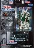 New York Jets 1999 GMC Yukon NFL Diecast Truck 1:64 Scale with Vinny Testaverde Fleer Trading Card