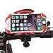 3-in-1 Car,Motorcycles,Bicycles Mounts Universal Car, Bike, Motors Vent Mount Holder / Cradle with Rubber Strap No Droping for GPS, cellphone and Other Devices ( Red ) (RED)