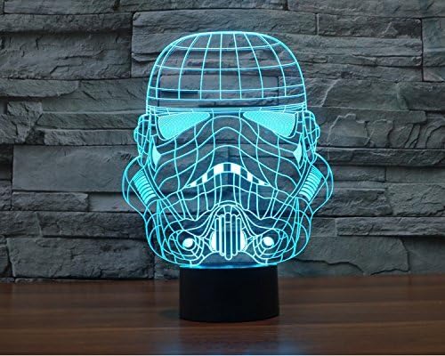 Guzila 3d Lamp Star War Soldier Awaken Bb-8 Night 7 Color Change Best Gift Night Light LED Furnish Desk Table Lighting Home Decoration Toys¡­