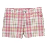Toddler Girls' Cherokee Plaid Shorts - Coral Burst