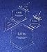 6 Piece Quilt Templates 1/2 Sizes Equilateral Triangles & Hexagon Set 1/8