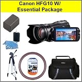 Canon VIXIA HFG10 Full HD Camcorder with HD CMOS Pro and 32GB Internal Flash Memory Essentials Package W/ Battery, Case, Triipod & Much More!!!
