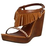 Sam Edelman Women's Justine Fringe Wedge Sandal